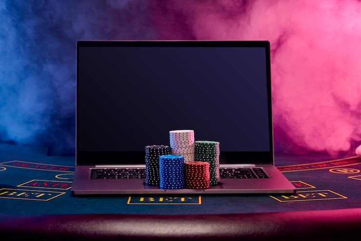 Push Gaming slot interface on mobile device